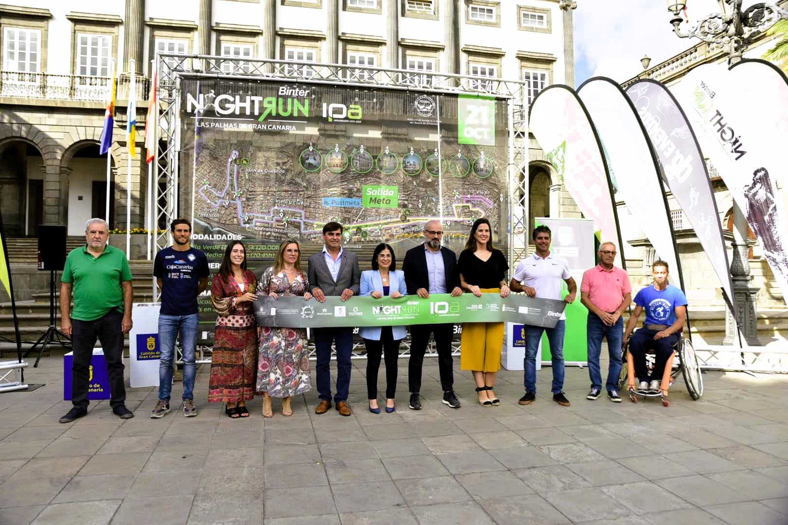 La Binter NightRun celebra su décimo aniversario con récord de participación