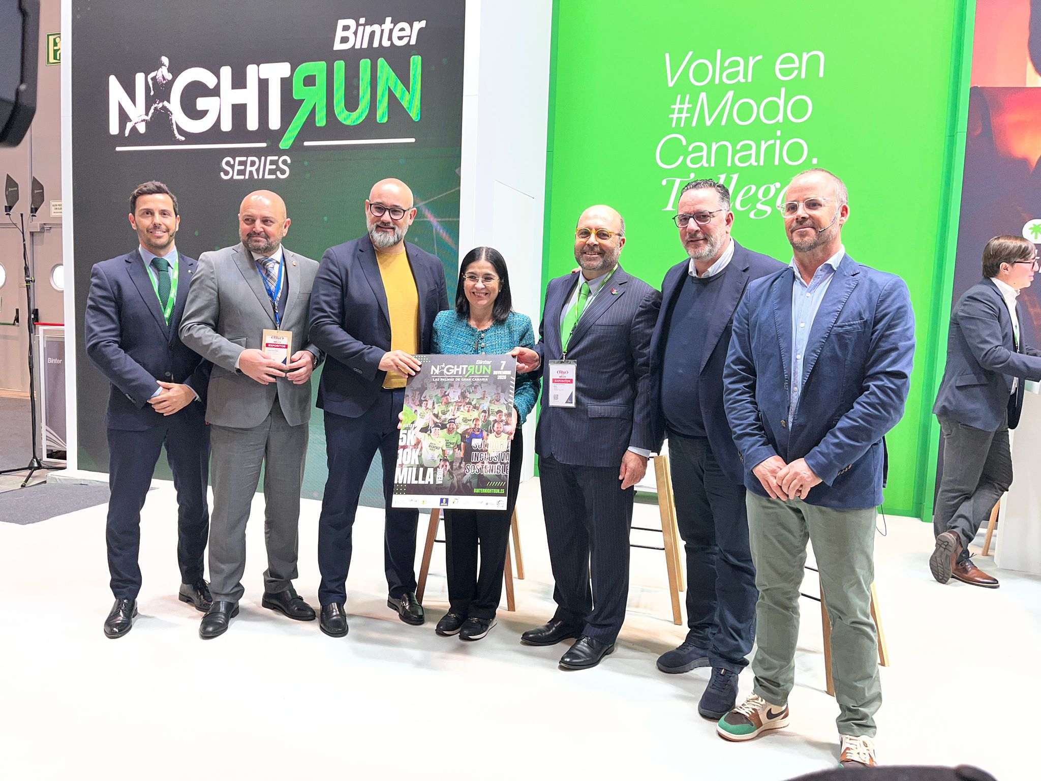 FITUR acoge un año más la presentación de la Binter NightRun Series