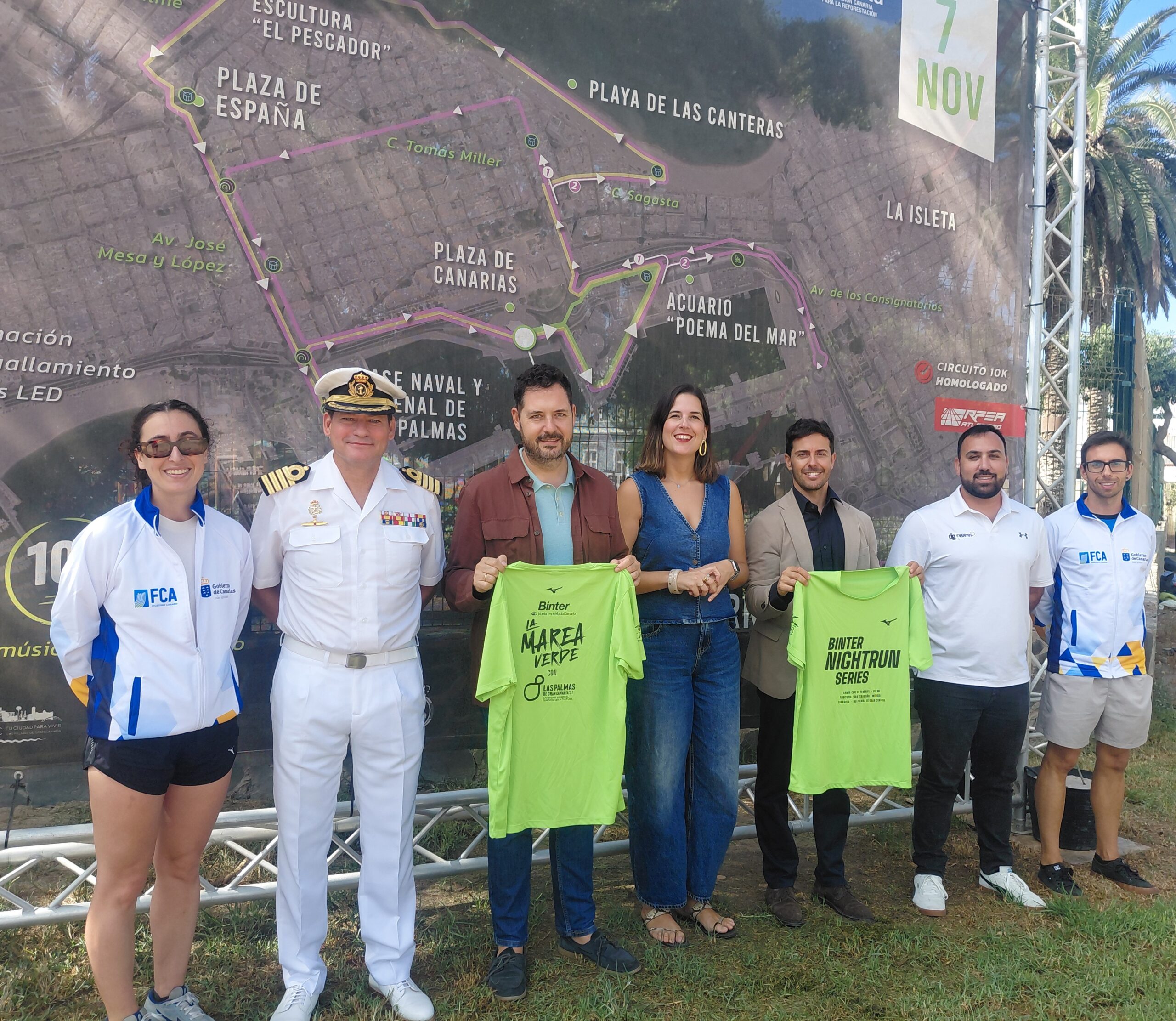 Las Canteras, el Puerto, Mesa y López y el Arsenal, protagonistas del recorrido de la Binter NightRun 2026