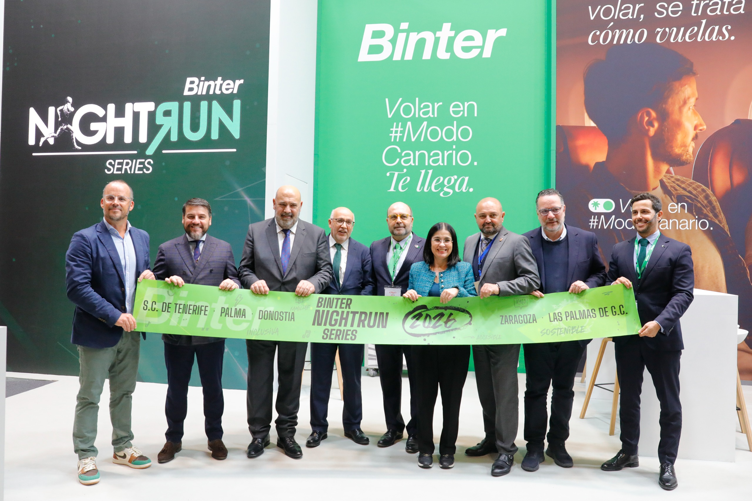 FITUR acoge un año más la presentación de la Binter NightRun Series