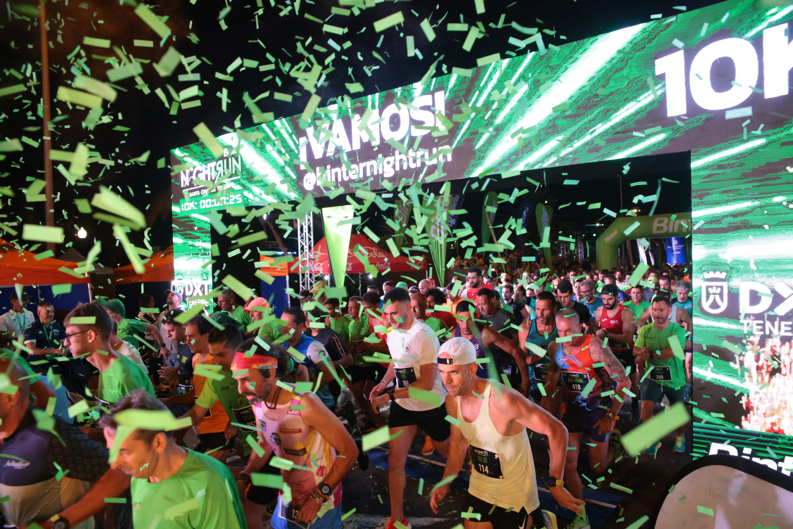La Binter NightRun Santa Cruz de Tenerife, más sostenible que nunca y camino de récord de participación
