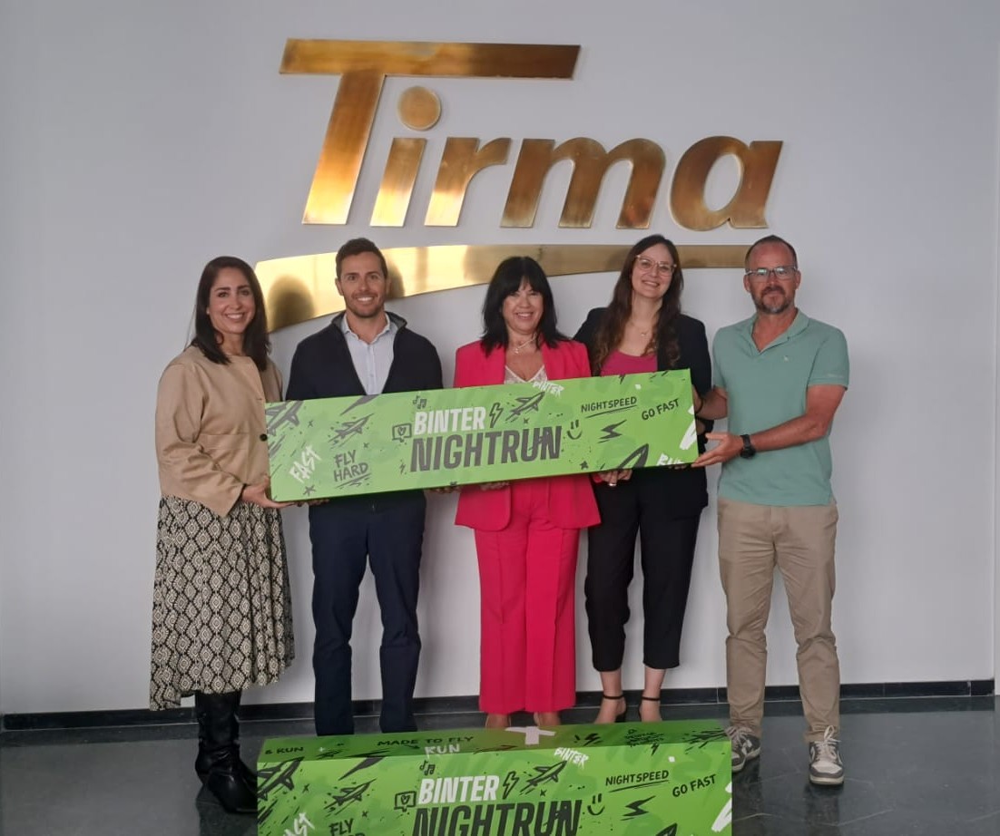 Tirma se viste de Binter NightRun Series