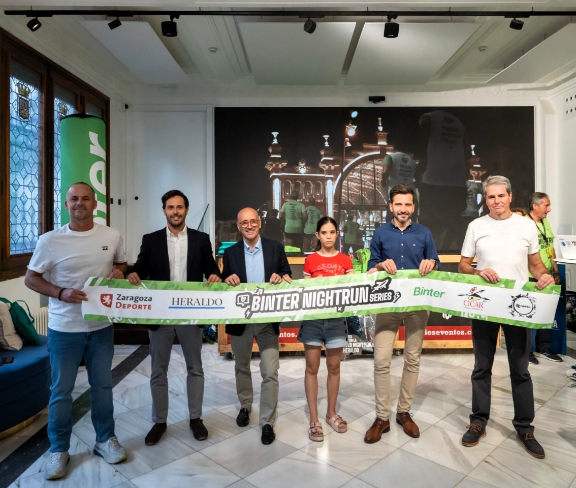 Zaragoza se prepara para volver a correr de noche con la Binter NightRun by Heraldo